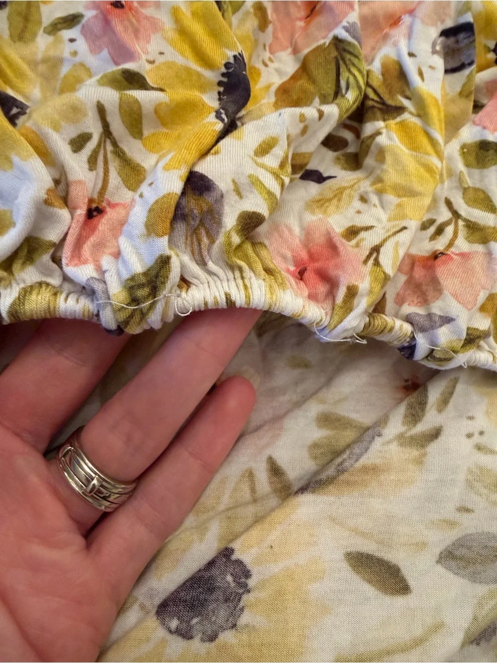 Little sleepies standard crib sheets autumn sunflower and golden poppies